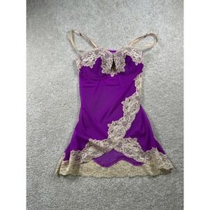 Fredericks of Hollywood Chemise Womens M Lace Lingerie Slip Dress Fairy Whimsy